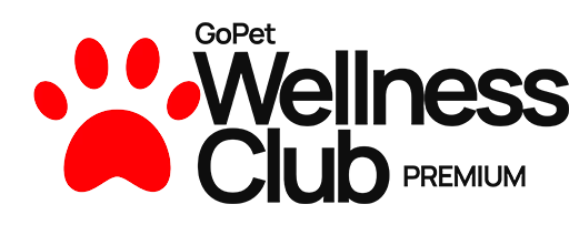 Logo featuring paw print and text